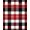 Red White Black, Pattern 5, variant on ODIKA 8'x10' Washable Area Rug Non-Shedding, Easy Care, Plaid Checkered Checked Farmhouse Gingham Grid Striped Christma for King Size Bedroom Under Bed, Master Suite