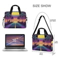 thumbnail image 3 of FORMRS 16" Laptop Bag Carrying Sleeve Case with Handle Travel Shoulder Briefcase, Neon Road, 3 of 8