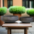 thumbnail image 2 of Brivara Smooth Bowl Planter Set (Set of 2), 2 of 6