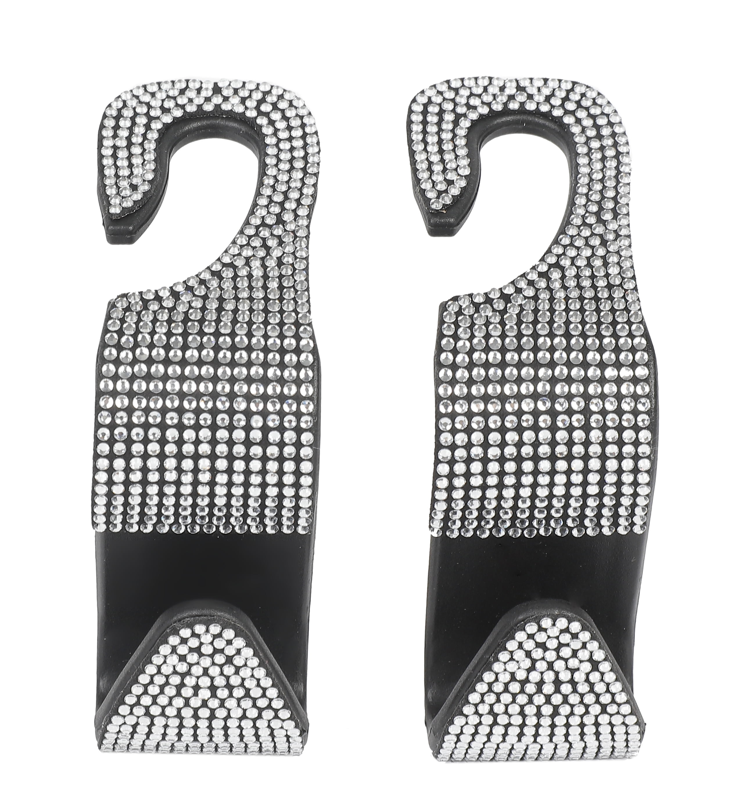 Auto Drive Bling Headrest Hooks 2 Pack, Automotive Interior Accessories