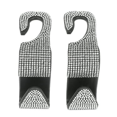 Auto Drive Bling Headrest Hooks 2 Pack, Automotive Interior Accessories