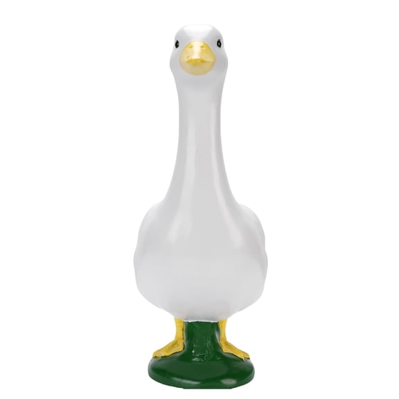 Kitchen Goose Ornament, Resin Goose Sculpture for Outdoor Garden Yard Pool