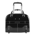McKlein EDGEBROOK, Wheeled Ladies' Laptop Briefcase, Top Grain Cowhide