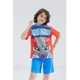 thumbnail image 2 of Transformers Optimus Prime Big Boys Athletic Pullover T-Shirt Mesh Shorts Outfit Set Toddler to Big Kid, 2 of 5