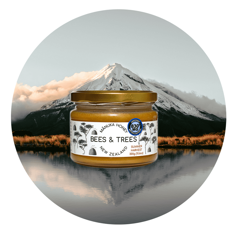 Bees & Trees Pure Manuka Honey 830+MGO, Raw Natural New