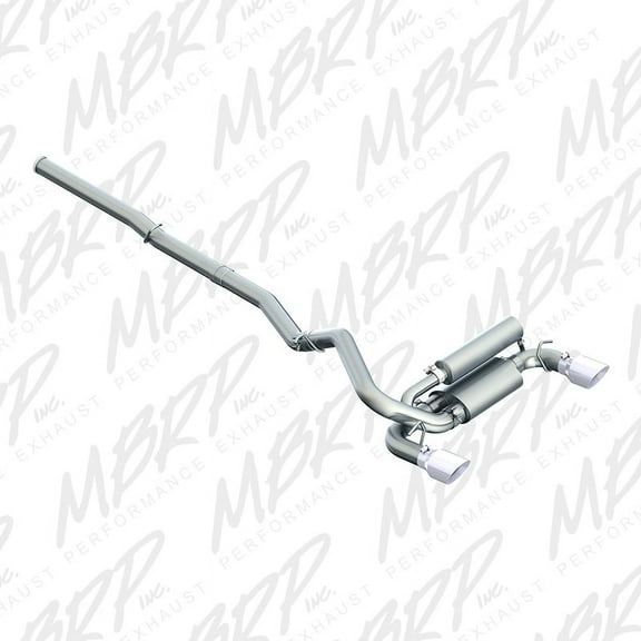 MBRP 2016 Ford Focus RS 3in Aluminized Dual Outlet Cat-Back Exhaust