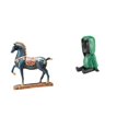 thumbnail image 1 of Figura de caballo,Figura de caballo Escultura animal coleccionable,Adorno de centro de mesa con estatua de caballo de resina,Estatua de la Isla de Pascua,Estatua de la Isla de Pascua,cabeza de, 1 of 8