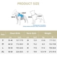 thumbnail image 3 of HQREA Small Dog Cooling Vest Reflective No-Pull Dog Harness Puppy Life Jacket for Swimming, 3 of 8
