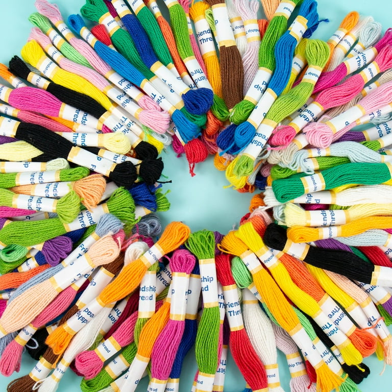 Hello Hobby Friendship Thread Storage 121 Pieces Multicolor Craft