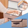 thumbnail image 1 of Boîte de Rangement Pliable Vêtements Divers Boîte de Rangement Portable avec Couvercle Boîte de Rangement Pliable, 1 of 6