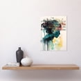 thumbnail image 2 of Music on my Mind Singing in my Head Modern Portrait Watercolour Illustration Unframed Wall Art Print Poster Home Decor Premium, 2 of 4