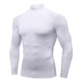 thumbnail image 5 of SUYIDA Men's Ice Silk Mesh Zip Top, Long Sleeve Breathable Athletic Tee, Quick Dry Comfortable Fit Shirt, 5 of 5
