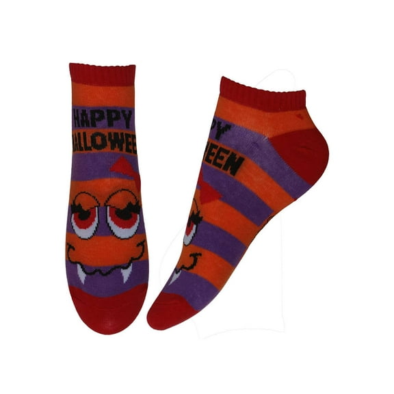 Candy Corn Girly Bow Ankle Socks