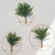 thumbnail image 1 of Fiudx Decoraciones Del Hogar Para Sala De Estar. Plantas Artificiales Redondas Para Decoración De Pared, Aro Colgante Redondo De Metal Para Decoración Moderna Del Hogar, 1 Uds. Ofertas Relámpago, 1 of 7
