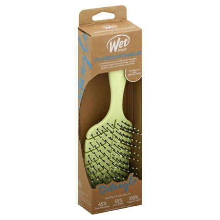The Wet Brush Go Green Dtangler Hair Brush - Green