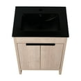 thumbnail image 5 of Bathroom Vanity 24 Inch Freestanding With Black Ceramic Basin & Soft-close Cabinet - Modern Part Plywood Component Doors, 5 of 7