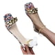 thumbnail image 4 of Amzcrzy Zapatos de mujer,Zapatos de mujer,Zapatillas de mujer, Sandalias planas de mujer, sandalias de playa para mujer, zapatillas casuales antideslizantes de verano Sandalias Mujer Zapatillas De Ca, 4 of 4