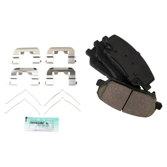 TRQ Front Ceramic Disc Brake Pad Set for Kia Cadenza New BFA19006 Fits select: 2014-2016 KIA SOUL, 2019-2020 KIA FORTE