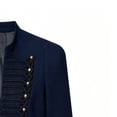 thumbnail image 5 of Sheghy Coat Winter for Women Fashionable Slim-fitting Button-decorated Jacket for Women's Suit Navy M, 5 of 5