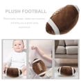 thumbnail image 3 of LABSERRON Soft Plush Football Pillow Assorted Colors Comfortable Stuffed Sports Cushion for Home Use, 3 of 5