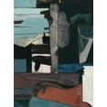 thumbnail image 2 of Delamater, Rob 12x14 White Modern Wood Framed Museum Art Print Titled - Mid-Century Collage III, 2 of 4