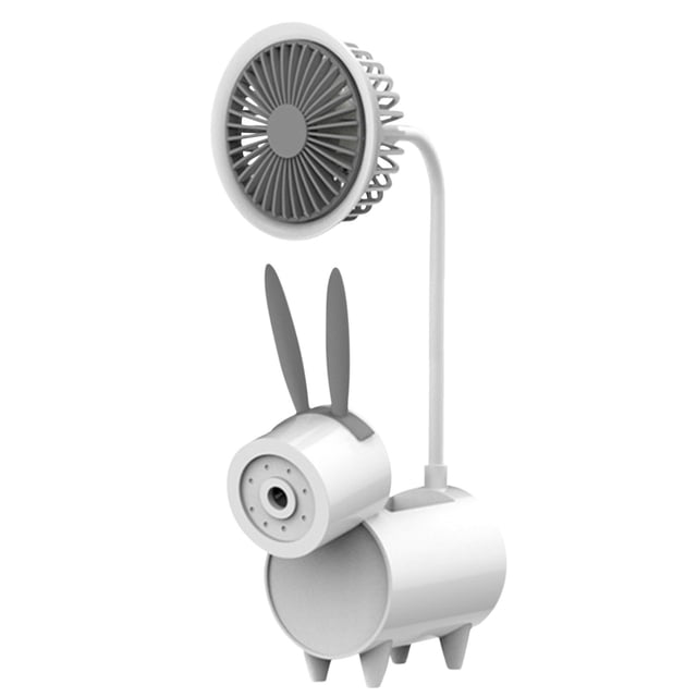 Boovnll Fan, Fun Fan Student Pen Holder Fan Pencil Sharpener Fan Multi-Function Fan Cartoon Usb, Portable Fan, Desk Fan, Fans