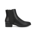 thumbnail image 3 of CHARTER CLUB Womens Black Scalloped Daxi Round Toe Block Heel Slip On Booties 7.5 M, 3 of 4