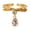 7246B, variant on Zircon drop ring women