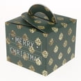 thumbnail image 4 of GUOOL 10 Party Paper Favour Gift Cupcake Lunch Carrier Boxes Green Bell, 4 of 9