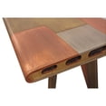 thumbnail image 2 of Mar Vista Tri-Tone Metal Cladded Writing Desk in Copper Finish, 2 of 6