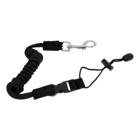 Tether Leash Kayak Surfboard Bungee Cord Strap Wear Resistant Lightweight Holder Coiled Fishing Rod Leash for Canoeing Rafting