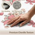 thumbnail image 6 of ODIKA 6'x9' Washable Area Rug Non-Slip, Easy Care, Round Tossed Ribbon Bows Boho Vintage Seamless Pink Coquette Refined Structured for Family Room, Living Room, Master Bedroom, 6 of 7