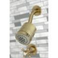 thumbnail image 4 of Kingston Brass KBX8143BX Metropolitan Two-Handle Tub and Shower Faucet, Antique Brass, 4 of 5