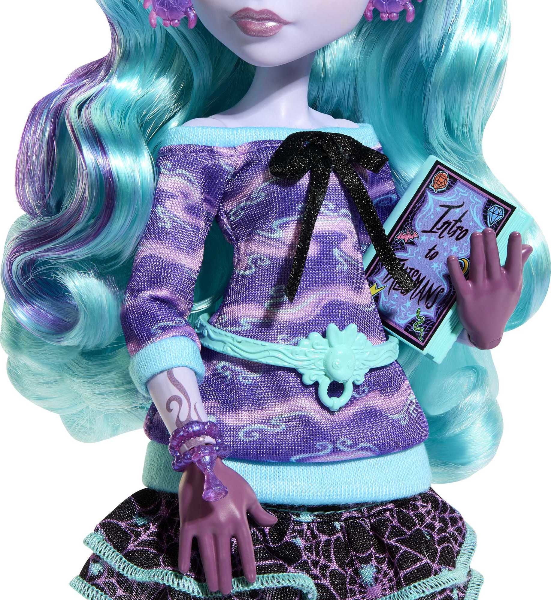 Monster High Creepover Party Twyla Fashion Doll with Pet Dust Bunny "Dustin" & Accessories