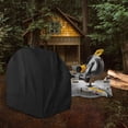 thumbnail image 7 of ABPETE Miter Saw Cover,Waterproof & Dustproof Portable Table Saw Cover for Most Miter Planers,28.3''L x 24''W x 28.3''H-Black, 7 of 7