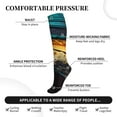 thumbnail image 2 of Sikiie Underwater Treasure Chest 1 Pairs Compression Socks for Men and Women 15-20 mmHg Running Support Socks, 2 of 7