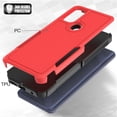 thumbnail image 4 of YEYKX Defender Case for Motorola Moto G Pure 6.5'' Heavy Duty 1 in 1 Design Rugged Full Body Dustproof Shockproof Bumper Non-Slip Protective Cover,Red,For Moto G Pure, 4 of 5