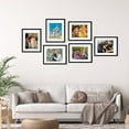 thumbnail image 6 of 11x14 Black Plastic Frame with Plastic Cover, Display Pictures 8x10 with Mat or 11x14 Without Mat, 1 Pack 11 by 14 Frame for Wall Hanging and Table, 6 of 7