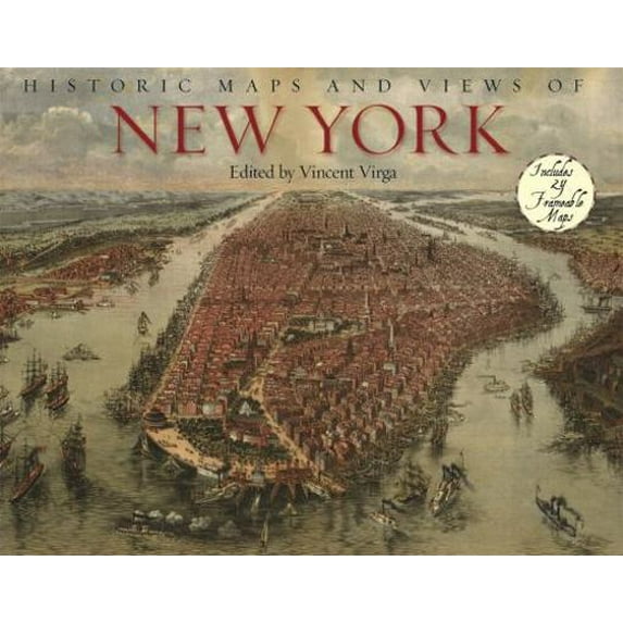 Pre-Owned Historic Maps and Views of New York (Paperback) 1579125948 9781579125943