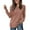 01#Pink, variant on Women's Long Sleeve Shirts Dressy Basic Scoop Neck Ribbed Shirt Solid Color Pittly Striped Top Casual Round Neck Blouses Loose Pullover Top 02#Black XL