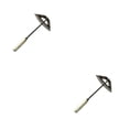 thumbnail image 4 of Billuyoard Azada Manual para aflojar el suelo, deshierbe, jardinería, rastrillo de malas hierbas, extractor de flores, accesorios de granja para patio 30x16cm 2piezas Billuyoard CBP163729, 4 of 5