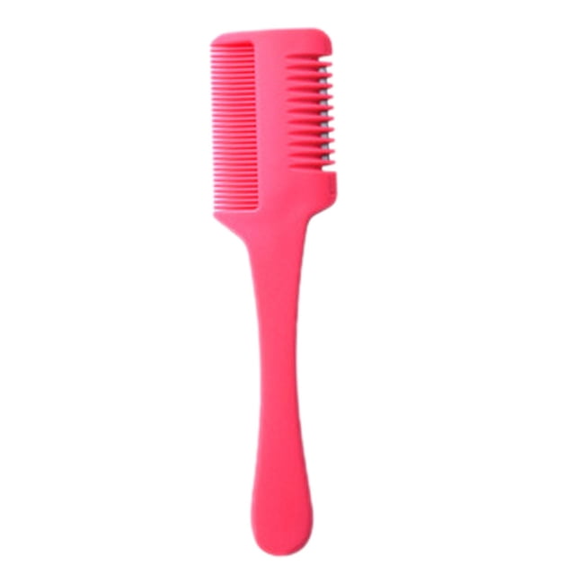 Peine para adelgazar el cabello Salvador peine de peluquero portátil multiusos rosa