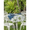 thumbnail image 2 of Outdoor Tablecloth with Umbrella Hole and Zipper, Spring Botanical Round Table Cloth 54 Inch Waterproof Tablecloth, Green Olive Berry Branches Leaves Fruit Picnic Table Cover for Patio Camping, 2 of 7