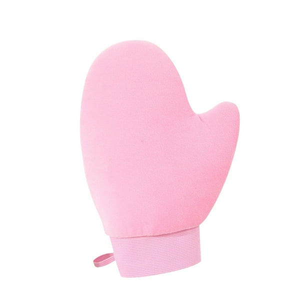 Guante autobronceador Guante autobronceador Reutilizable con pulgar Guante bronceador sin sol para Rosa