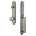 thumbnail image 4 of Grandeur 843991 Arc Solid Brass Rose Keyed Entry Single Cylinder Full Plate "D" Grip, 4 of 5