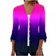 thumbnail image 2 of Cárdigan de moda para mujer, camiseta de manga 3/4, cárdigan abierto al frente, ropa de abrigo, blusa estampada, abrigo, tops, abrigo para mujer, 2 of 5