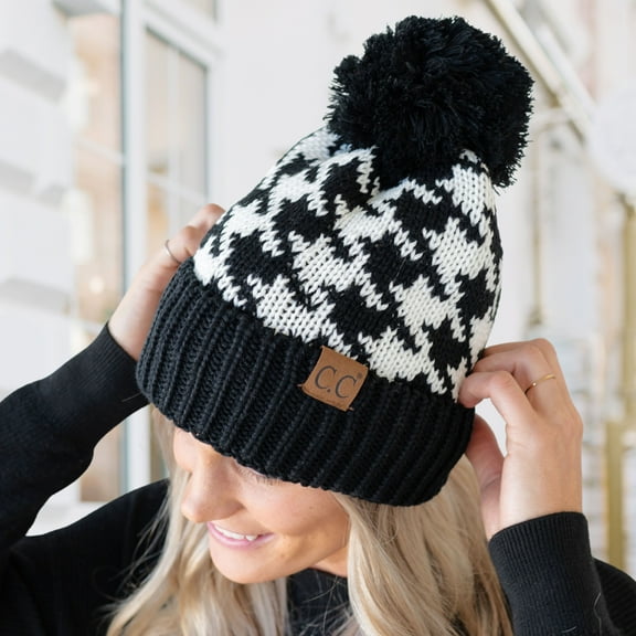 CC Houndstooth Beanie