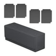 thumbnail image 1 of DYNWAVECA Trading Card Deck Box Container Premium Holds 400 Cards TCG Card with Baffle Gray A, 1 of 10