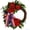 A, variant on AZXY 24 Inch Patriotic Wreath, Red Hydrangea Grapevine Wreath with American Flag Bow, Rustic Americana Decor for Independence Day Memorial Day Front Door Indoor Outdoor