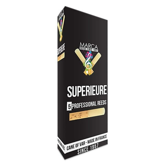 Marca Supérieure Bass Clarinet Reeds - 5 Per Box